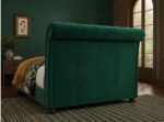 Sleigh Double Bed Frame – Classic Curved Design - Image 6
