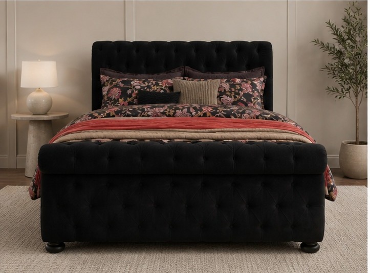 WhatsApp Image 2026-05-02 at 12.07.16 AM Luxury Sleigh Double Bed with Upholstered Finish - Image 1