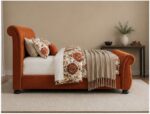 Super King Bed Premium Sleigh – Soft Upholstered Design - Image 5