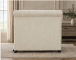 Sleigh King Size Bed Frame – Elegant Bedroom Furniture - Image 3