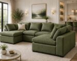 U Shape 6 Seater Sofa – Contemporary Design for Large Spaces - Image 4