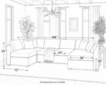Black Sofa U Shape - Image 6