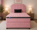 Upholstered King Size Divan Bed with or without Mattress