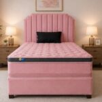 Upholstered King Size Divan Bed with or without Mattress