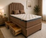 Double Divan Bed with Long Lasting Frame - Double Bed with Mattress - Image 5