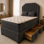 Double Divan Bed Base with Smart Storage