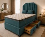 Space Saving King Size Divan Bed with Mattress Option - Image 2