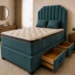 Double Divan Bed with Modern Style - Bed with Drawers
