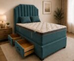 Space Saving King Size Divan Bed with Mattress Option - Image 4