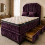 Double Divan Bed with Strong Frame - Bed Base with Modern