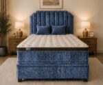 Double Divan Bed with Quality Upholstery - Double Divan Bed - Image 2