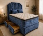 Double Divan Bed with Quality Upholstery - Double Divan Bed - Image 5