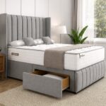 Double Divan Bed with Storage Drawers - Double Bed