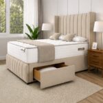 King Size Divan Bed Base with Luxury Feel - Divan Bed with Smart Drawer Layout