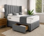King Size Divan Bed with Strong Wooden Base - King Size Divan Bed - Image 2