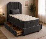 Stylish Single Divan Bed with Storage - Single Divan Bed Base - Image 2