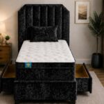Single Divan Bed with Comfortable Support