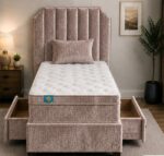 Single Divan Bed with Stylish Storage