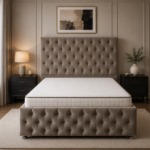 Upholstered Double Divan Bed Frame – Luxury & Comfortable Design