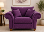 Ashwin 1 Seater Sofa – Soft Fabric Sofa - Image 2