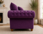 Ashwin 1 Seater Sofa – Soft Fabric Sofa - Image 3