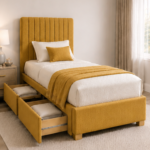 Modern Single Divan Bed with Drawers - Single Bed