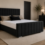 Panel King Size Bed – Comfortable Contemporary Bed - Modern Luxury Bedroom Bed