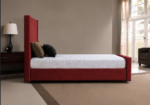 Panel Single Bed – Soft Upholstered Headboard Design - Image 4