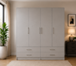 Durable Storage Cabinet – 4 Door Wardrobe - Image 2