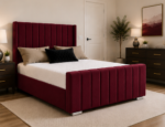 Panel Super King Size Bed – Soft Padded Headboard - Image 2