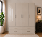 Modern Home Wardrobe with 4 Drawers - Wardrobe - Image 2