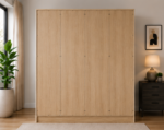 Luxury Wooden Closet with 4 Drawers - Wardrobe with Drawers for Bedroom - Image 4