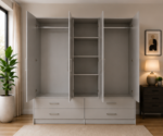 Durable Storage Cabinet – 4 Door Wardrobe