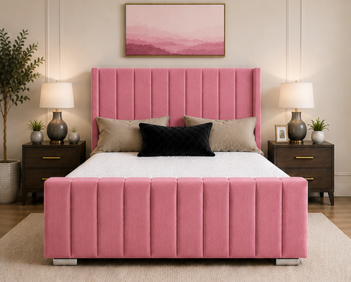 erhgere Panel Super King Size Bed – Modern Elegant Design - Image 1