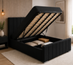 Ottoman Double Bed – Stylish and Functional Storage Solution - Image 2