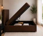 Super King Ottoman Bed – Soft Upholstered Storage Bed - Image 3