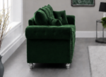 Green Fabric sofa - Ashwin 3 Seater Sofa - Living Room 3 Seater Sofa - Image 4
