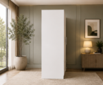 Durable Engineered Wood Wardrobe with Mirror - Compact 3 Door Wardrobe - Image 4