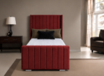 Panel Single Bed – Soft Upholstered Headboard Design - Image 2