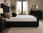 Panel Double Bed – Modern Luxury Bedroom Bed - Image 3