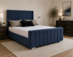 Panel King Size Bed – Stylish Large Bedroom Bed - Image 5