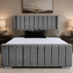Double Bed – Stylish Home Bedroom Bed - Panel Double size Bed