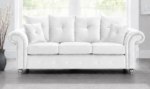 White 3 Seater Sofa - Ashwin Stylish 3 Seater Sofa