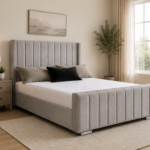 Luxury King Beds - Panel King Size Bed – Modern Elegant Bedroom Furniture
