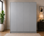 Modern Bedroom Wardrobe with 4 Drawers - Wardrobe with Drawers for Bedroom - Image 4