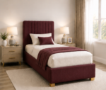 Bedroom Single Divan Bed Frame - Modern Single Bed - Image 3