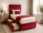 Single Divan Bed with Storage Drawers - Image 2