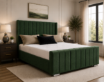 Panel Double Bed – Soft Cushion Comfort Bedroom Bed - Image 2