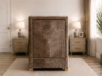 Compact Single Divan Bed with Storage - Elegant Wooden Single Divan Bed - Image 4