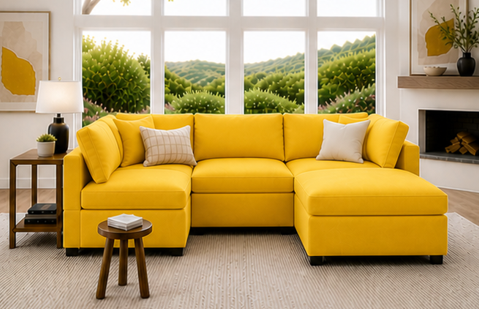 ggff U Shape Sofa - Stylish Large Sofa - Image 1